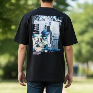 NEW Pablo Picasso Men’s T-shirt Size Large Bowery Supply Co Cubist Collage Black